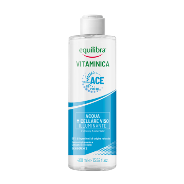 Equilibra Vitaminica, Rozświetlająca woda micelarna, 400ml
