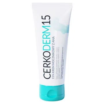 Cerkoderm 15, krem mocznikowy z AHA, 75 ml
