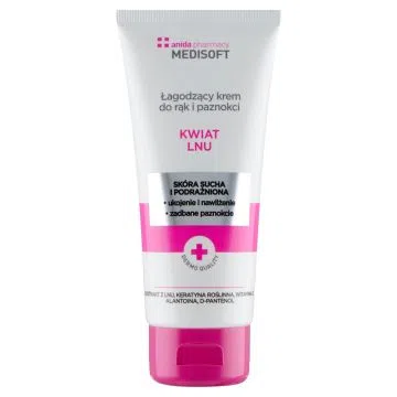 Anida, krem do rąk i paznokci, ekstrakt z lnu, 100 ml