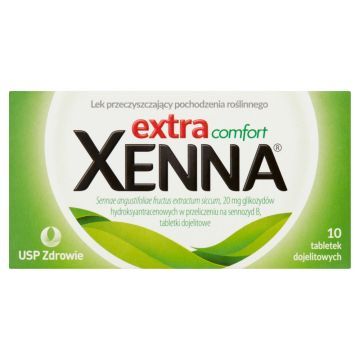 Xenna Extra Comfort, tabletki drażowane, 10 szt.