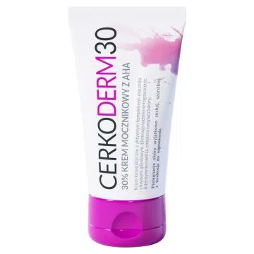 Cerkoderm 30, krem, mocznik i AHA, 50 ml