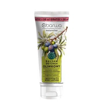 Barwa, Balsam do ciała Oliwkowy regenerujący Barwa Naturalna, 250 ml