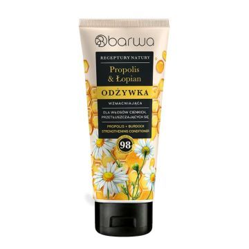 Barwa, Odżywka Wzmacniająca Propolis + Łopian Receptury Natury, 200 ml