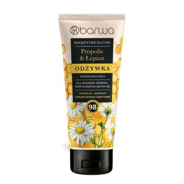 Barwa, Odżywka Wzmacniająca Propolis + Łopian Receptury Natury, 200 ml