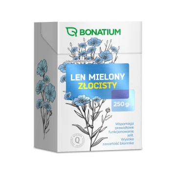 Bonatium Len Mielony Złocisty, 250 g