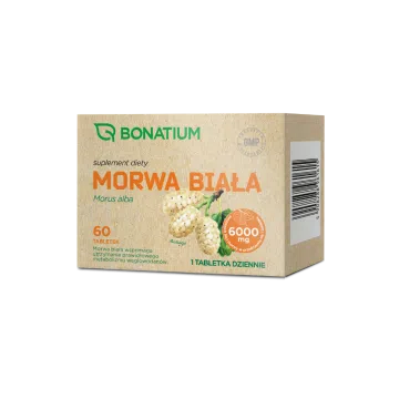 Bonatium Morwa Biała, tabletki, 60 szt.