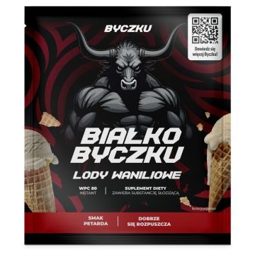 Byczku Białko Byczku lody waniliowe, saszetka 30g
