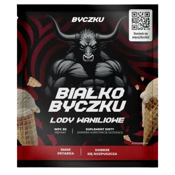 Białko Byczku lody waniliowe, saszetka 30g