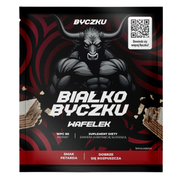 Byczku Białko Byczku wafelek, saszetka 30g