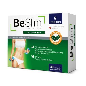 Be Slim Zielona Kawa, tabletki powlekane, 30 szt.