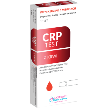 Test CRP, d/oznacz.stez.bialka C-reakt.we krwi, 1szt