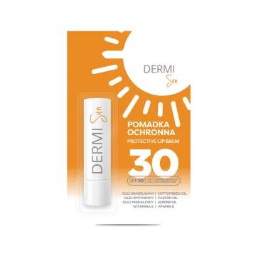 DERMI Sun Pomadka ochronna SPF 30, 4,9 g 