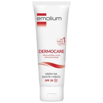 Emolium Dermocare, krem na wiatr i mróz, od 1 dnia życia, SPF 20, 75 ml