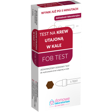 Test FOB, krew utajona w kale, 1 szt