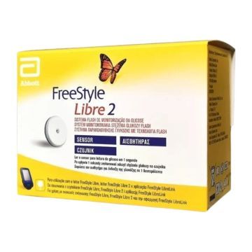 FreeStyle Libre 2, system do monitorowania stężenia glukozy (sensor), 1 szt.