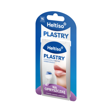 HELTISO, Plastry na opryszczkę z olejkiem z drzewa herbacianego, 16 szt.