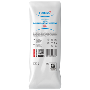 Heltiso, Wata opatrunkowa, bawełniano-wiskozowa, 200 g