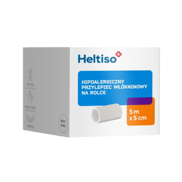 Heltiso przylepiec włókninowy 5m x 5cm