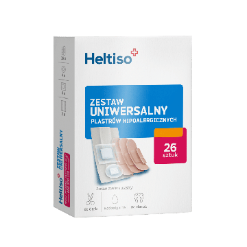 HELTISO, Plastry opatrunkowe Zestaw Uniwersalny  26 szt.