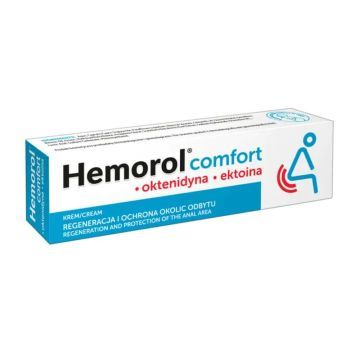 Hemorol comfort, krem, d/codziennej pielegnacji odbytu, 35 g