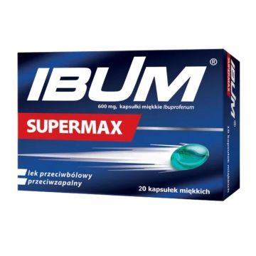 IBUM SUPERMAX, 600 mg, kapsułki, miękkie