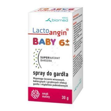 Lactoangin Baby, spray, do gardla, sm.maliny, 30 g