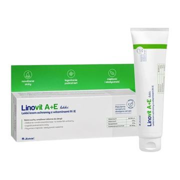 Linovit A+E lekki, krem, lekki,ochronny, z witamin.A i E,80g
