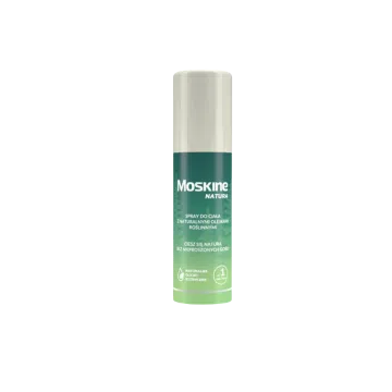 MOSKINE Natura Spray odstraszający komary, kleszcze i meszki z olejkami roślinnymi, 100 ml 