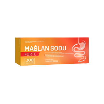 Maślan Sodu Forte, kapsułki, 60 sztuk
