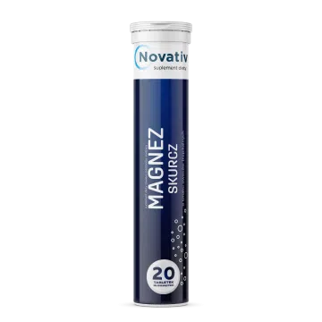  Novativ Magnez Skurcz, tabletki musujące, 20 sztuk