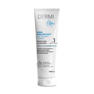 DERMI Atopic Krem emolientowy do twarzy i ciała, 100 ml
