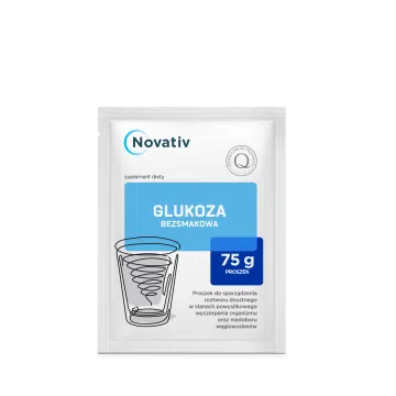 Novativ Glukoza bezsmakowa, proszek, 75 g