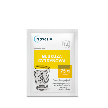 Novativ Glukoza cytrynowa, proszek, 75 g