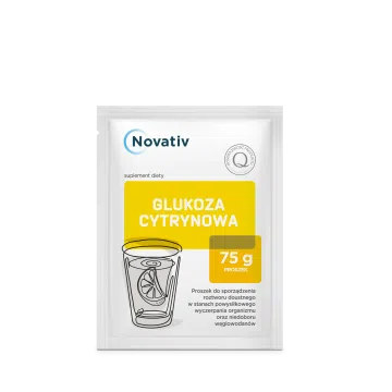 Novativ Glukoza cytrynowa, proszek, 75 g
