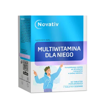 Novativ Multiwitamina dla Niego, tabletki powlekane, 60 sztuk