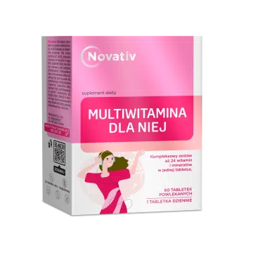 Novativ Multiwitamina dla Niej, tabletki powlekane, 60 sztuk