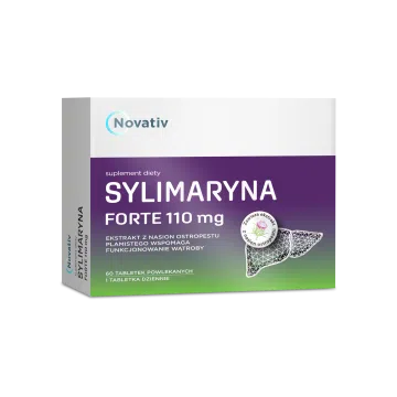 Novativ Sylimaryna Forte, tabletki powlekane, 60 sztuk