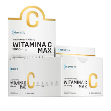 Novativ Witamina C Max 1000mg, 15 x 10 szt.