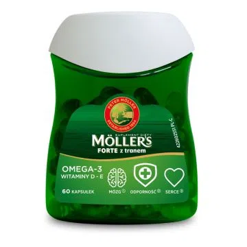 Mollers Forte z tranem, kapsułki, 60 szt.