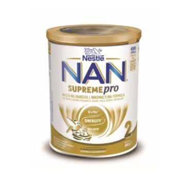 Mleko Nan Supreme 2 HM-0, prosz.,pow.6m-ca, 800 g