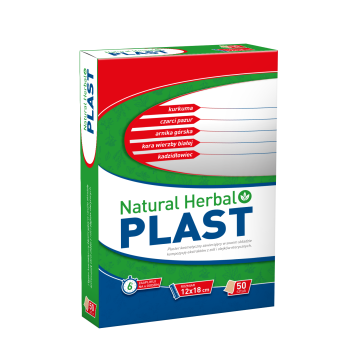 Plaster ziołowy Natural Herbal, 50 szt.