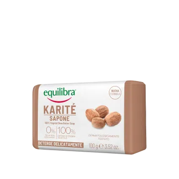 Equilibra, mydło z masłem Shea, 100 g