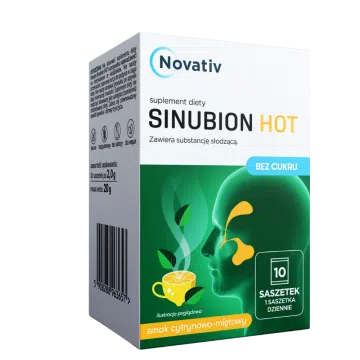 Novativ Sinubion Hot, proszek, 10 saszetek