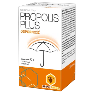 Propolis Plus, tabletki, bez cukru, 100 szt.