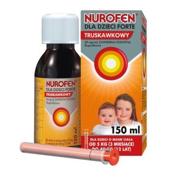Nurofen d/dzieci Forte trusk,40mg/ml,zaw.(i.rów)MDZ,Hi,150ml