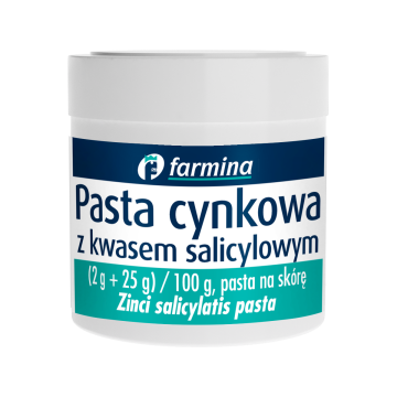 Pasta Lassara, (Avena), maść cynkowa z kwasem salicylowym, 20 g