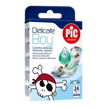 PiC Solution Delicate, plast., Boy, 19x72 mm, 24 szt