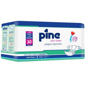 Pine, piel-m, dla dorosłych, large, 30 szt