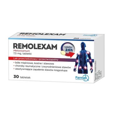 Remolexam,  7,5 mg, tabl., 30 szt