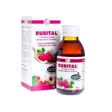 Rubital, 1,73 g/5 ml, syrop, 125 g